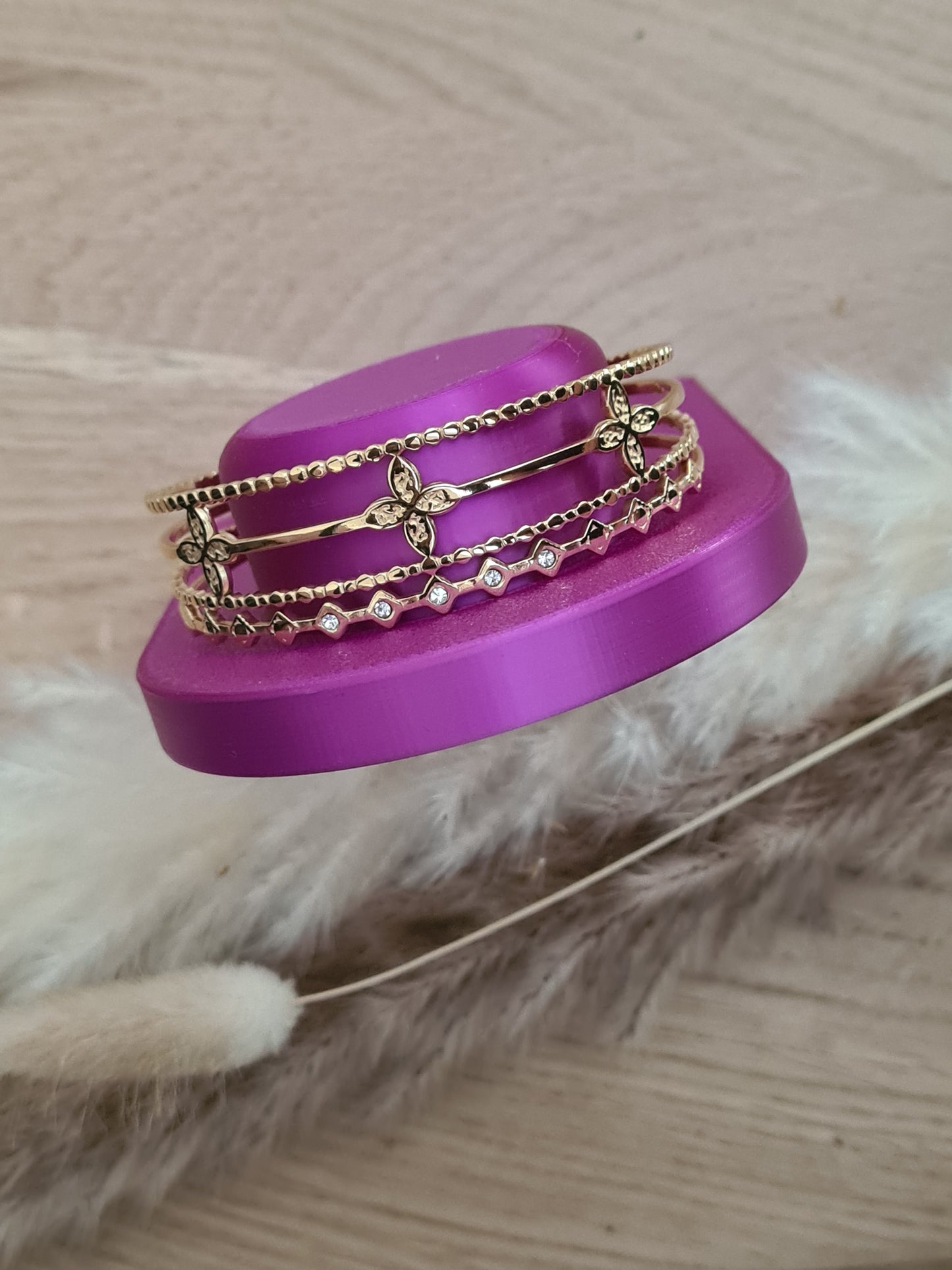 Jonc Demi-Lune Or ou Argent