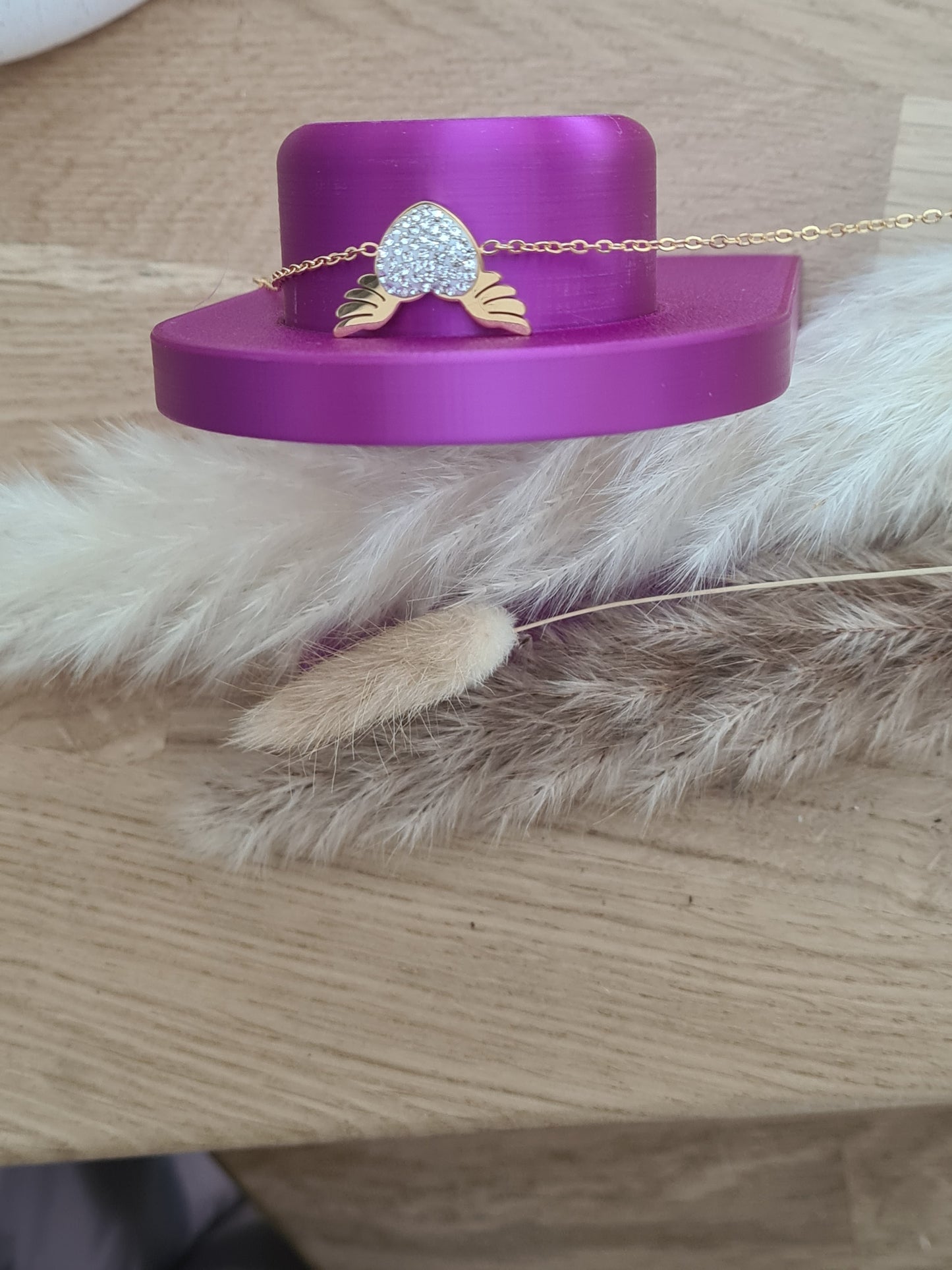 Bracelet Souple Cœur d'Ange