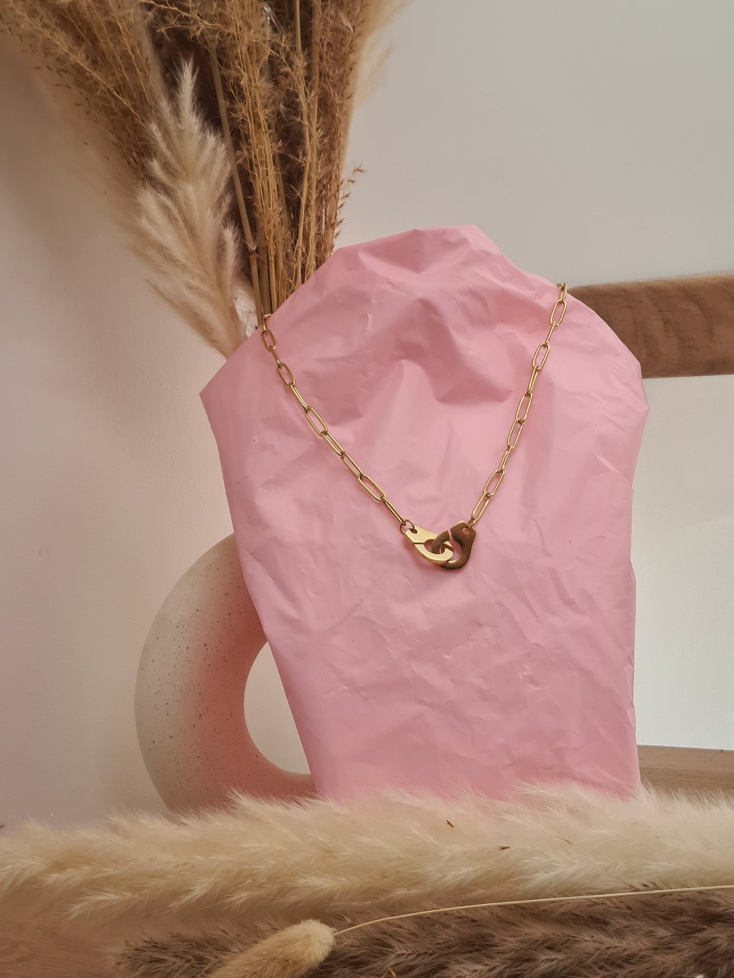 Collier Menottes Or ou Argent