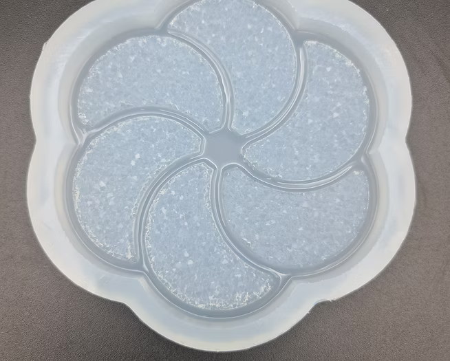 DESSOUS DE VERRE FLEUR