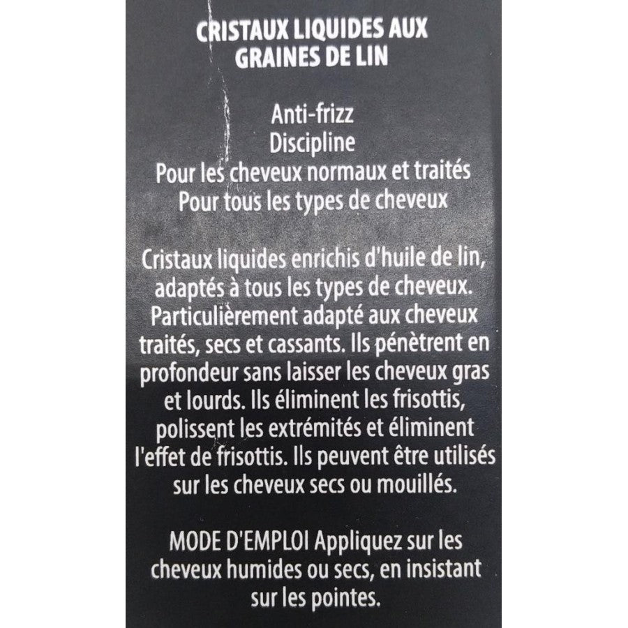 Cristaux Liquides Aux Graines de Lin