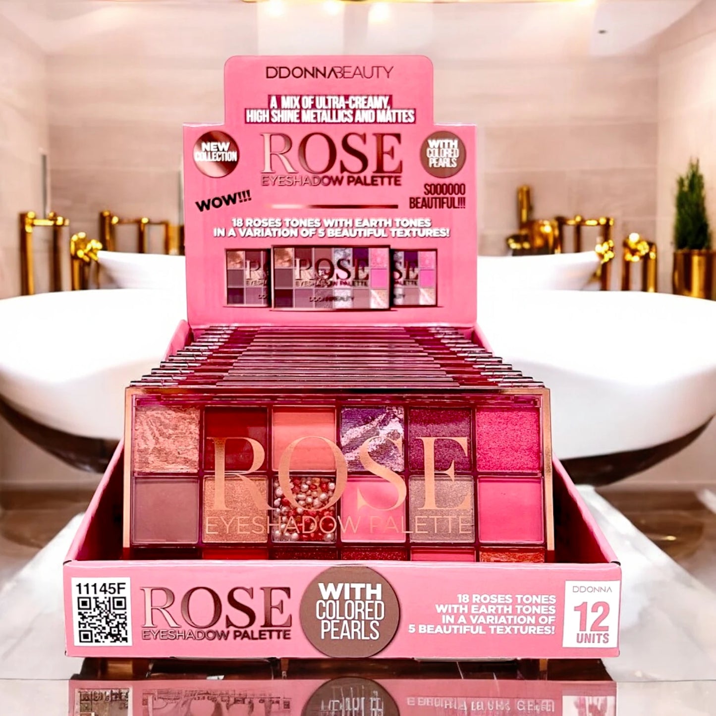 Grande palette fard à paupières ROSE