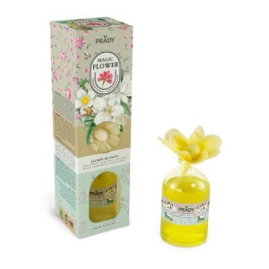 MIKADO MAGIC FLOWER JASMIN BLANC