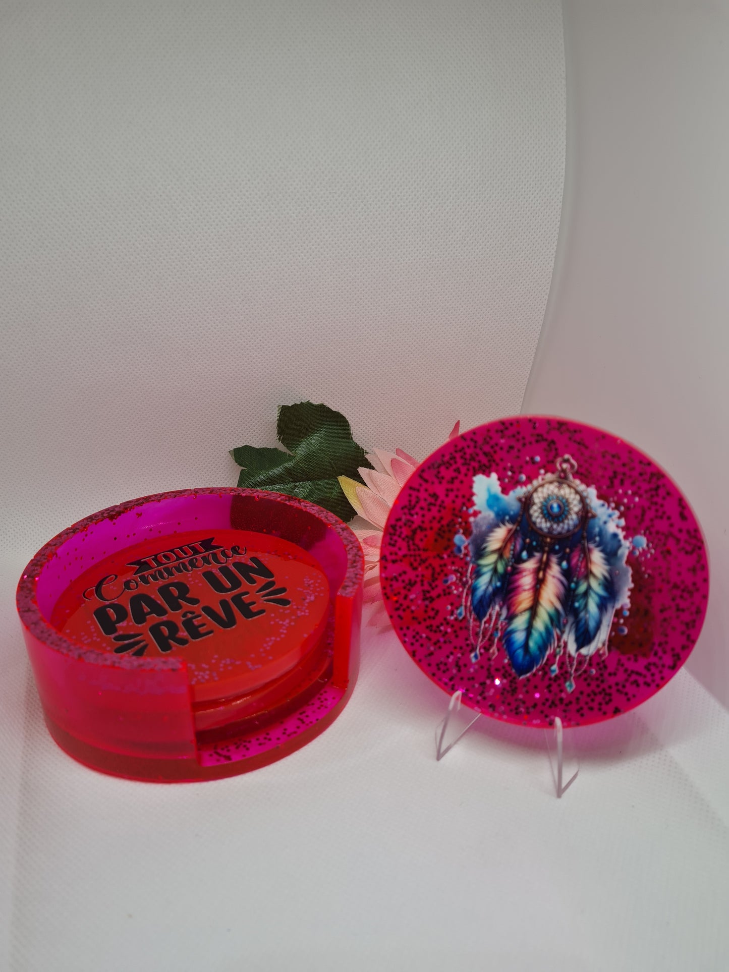 DESSOUS DE VERRE ET SON RANGEMENT