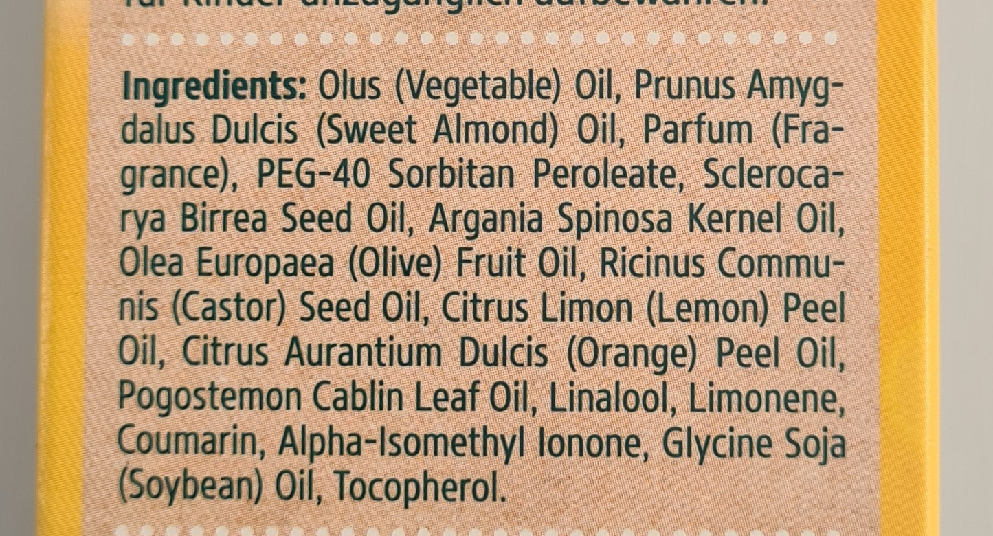 Huile De Bain ARGAN MARULA RICIN ET OLIVE
