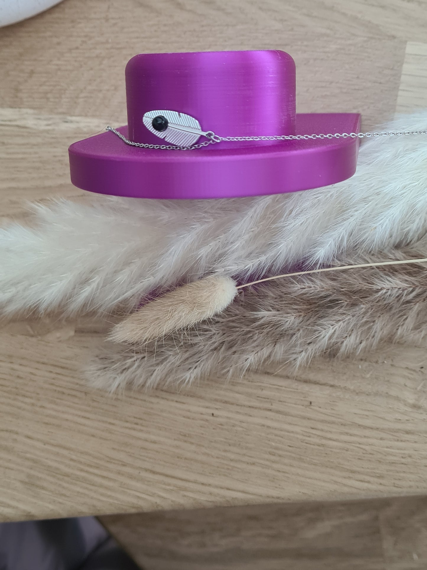Bracelet Souple pampille plume