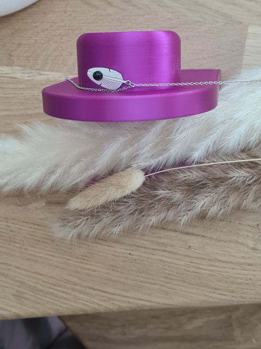 Bracelet Souple pampille plume
