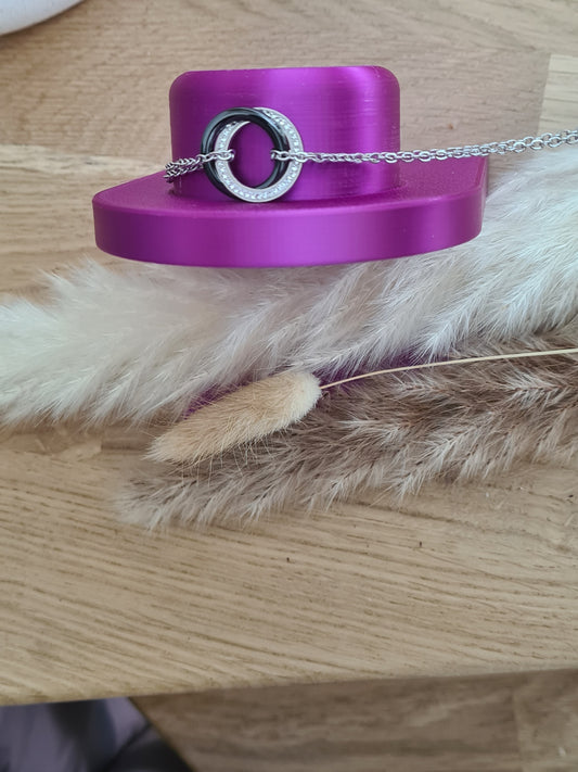 Bracelet Souple acier et céramique