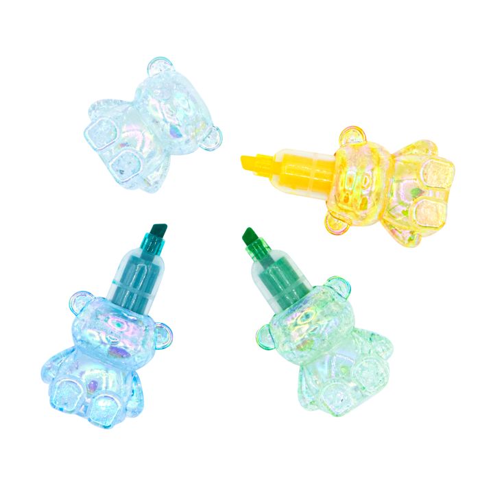 Surligneurs Empilables Holo Bears Bleu