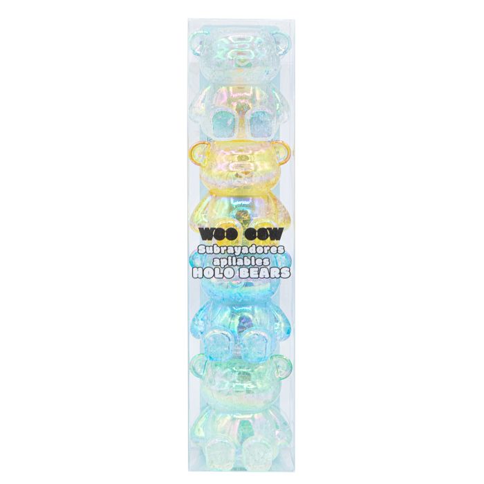 Surligneurs Empilables Holo Bears Bleu