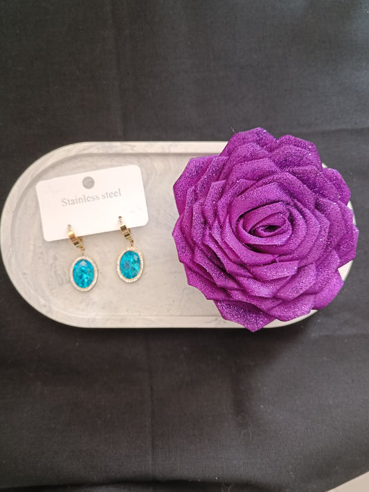 Boucles D'Oreilles bleu