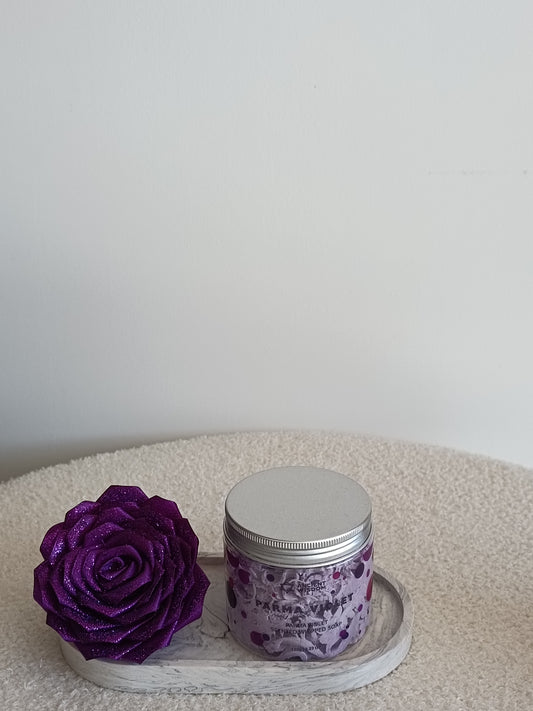 Savon Crème Fouettée Prune Givrée.
