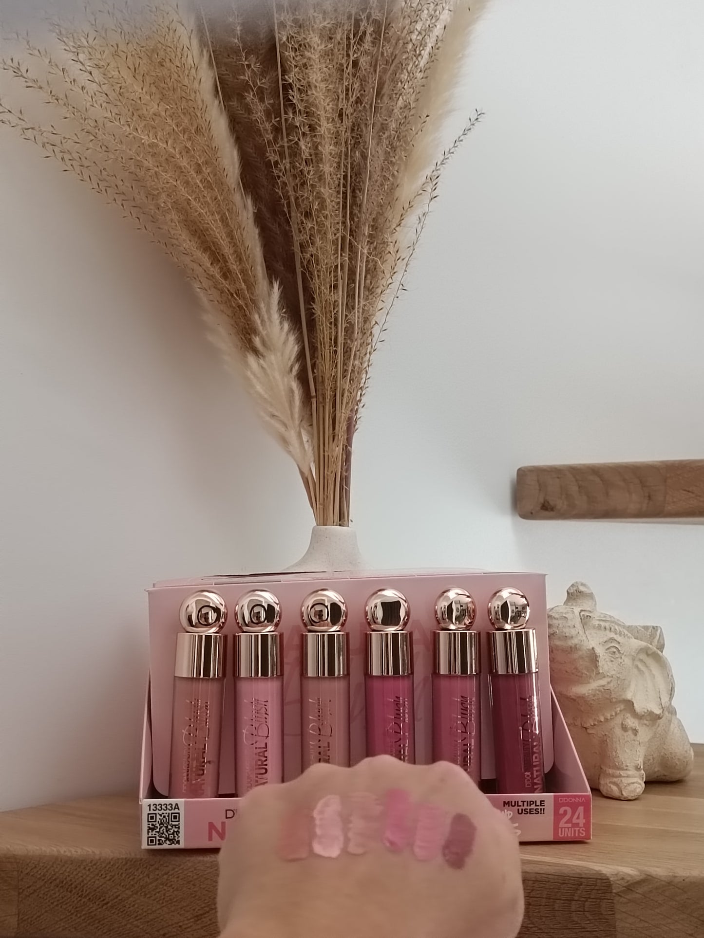 blush lips and cheeks