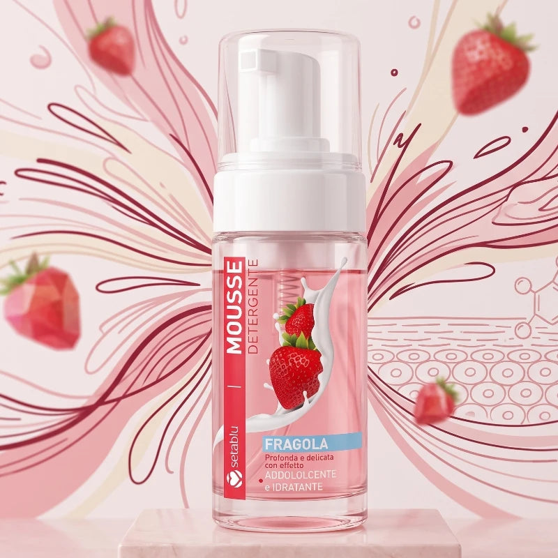 Mousse Nettoyante de Visage Fraise Chantilly 120ml