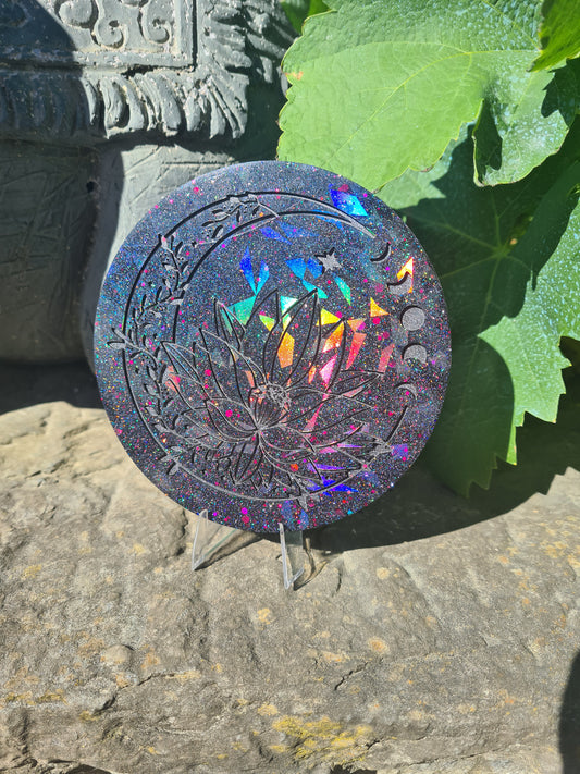 Sous verres holographique