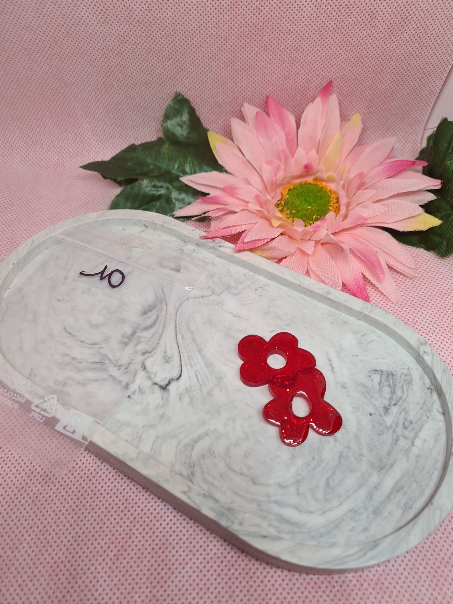 Boucles d'oreilles en résine