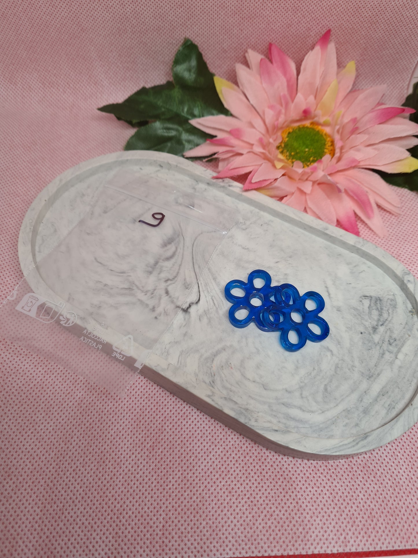 Boucles d'oreilles en résine