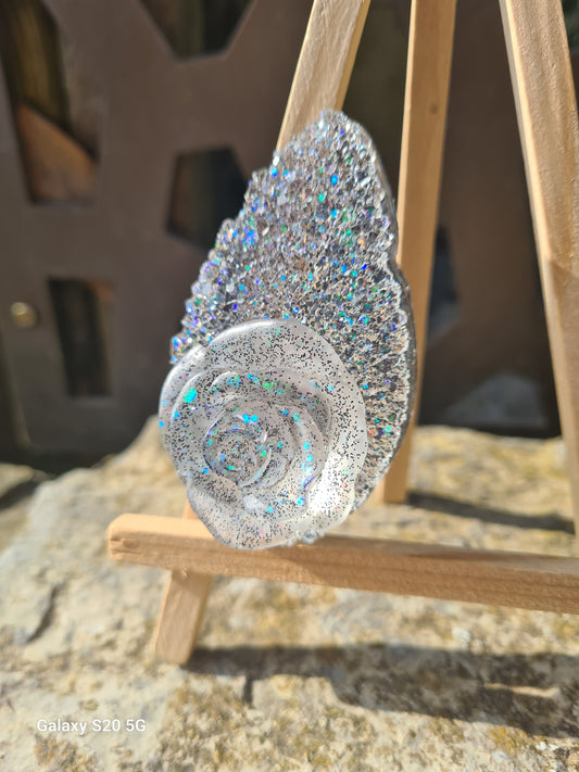 Rose druzy