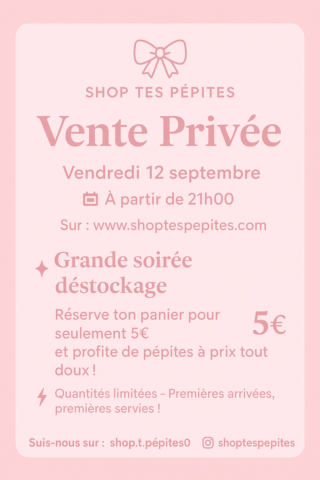 Vente Privée 12 09 2025