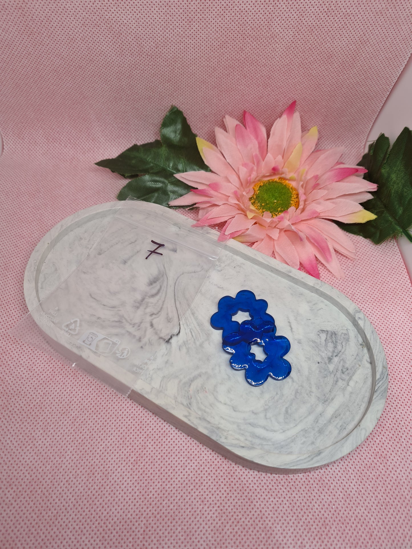 Boucles d'oreilles en résine